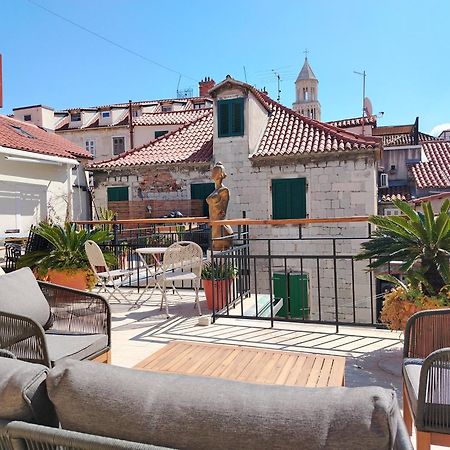 Luxury 2 Bedroom-2 Bathroom Apartment & Studio App With Rooftop Terrace Split Eksteriør bilde