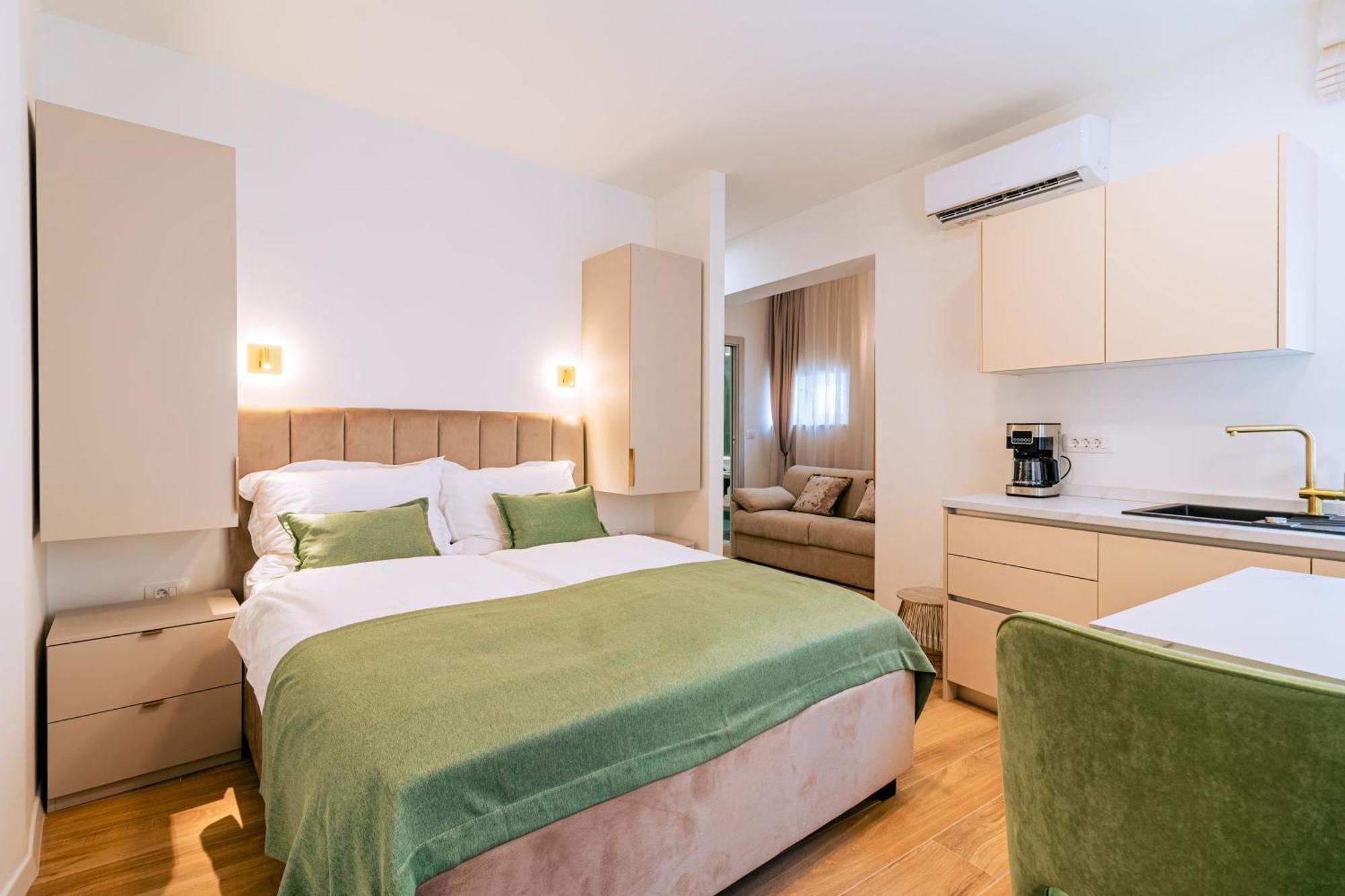Luxury 2 Bedroom-2 Bathroom Apartment & Studio App With Rooftop Terrace Split Rom bilde