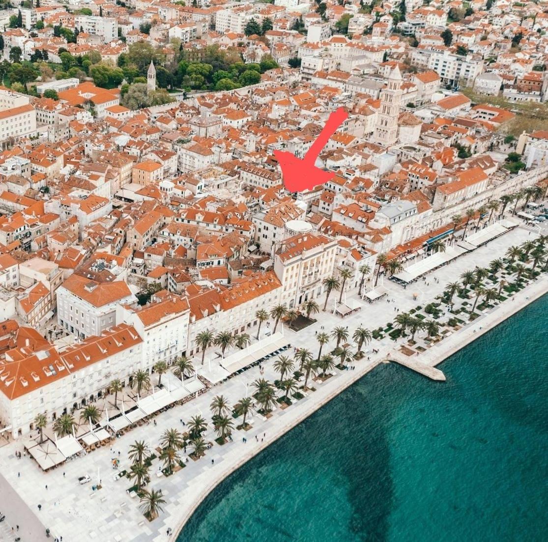 Luxury 2 Bedroom-2 Bathroom Apartment & Studio App With Rooftop Terrace Split Eksteriør bilde